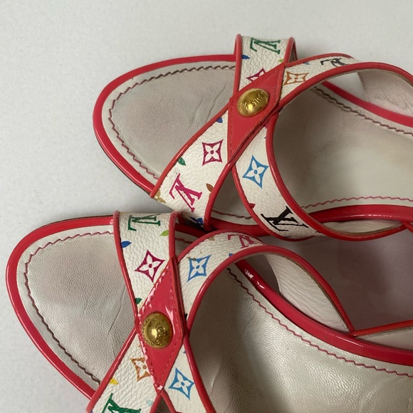 Louis Vuitton pink Multicolor Monogram shoes - Picture 14 of 15